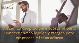 forzar despido paro consecuencias legales